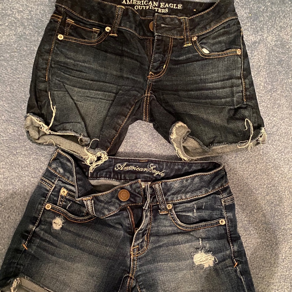 Hollister and American Eagle shorts